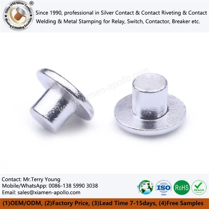 Silver Coated Electrical Contacts high quality