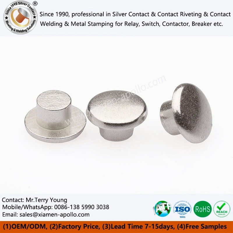 Silver tin oxide solid contact