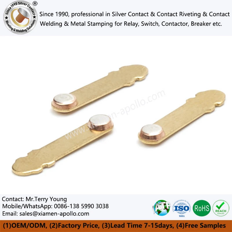 Electrical Silver Bimetal Contact for Switch Socket Electrical Silver Bimetal Contact for Switch Socket